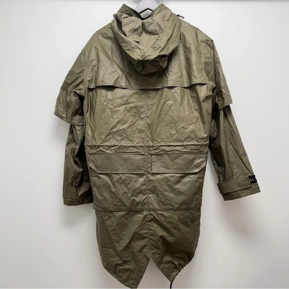 Magnlens Fishtail Olive Green Parka Jacket Size Medium - Picture 8 of 16